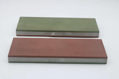 Double-Sided Resin Diamond Sharpening Stone 8 Inch Whetstone Knife Sharpener 8" x 3", for Sharpening High Speed Steel, Special Steel, for Both Household and Professional Use (2500/5000 Grit)