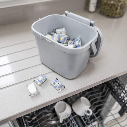 Everyday Kitchen Food Waste Compost Caddy Bin, 4.5 Litre, Air Blue