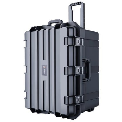Lykus HC-6540 Large Waterproof Hard Case with Wheels and Customizable Foam, Interior Size 25.6x18.9x15 inch, Suitable for large electronic equipment and more
