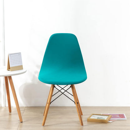 HAOYONG Mid Century Modern Dining Chair Covers, Printed Shell Chair Cover for Kitchen, Office, Set of 4