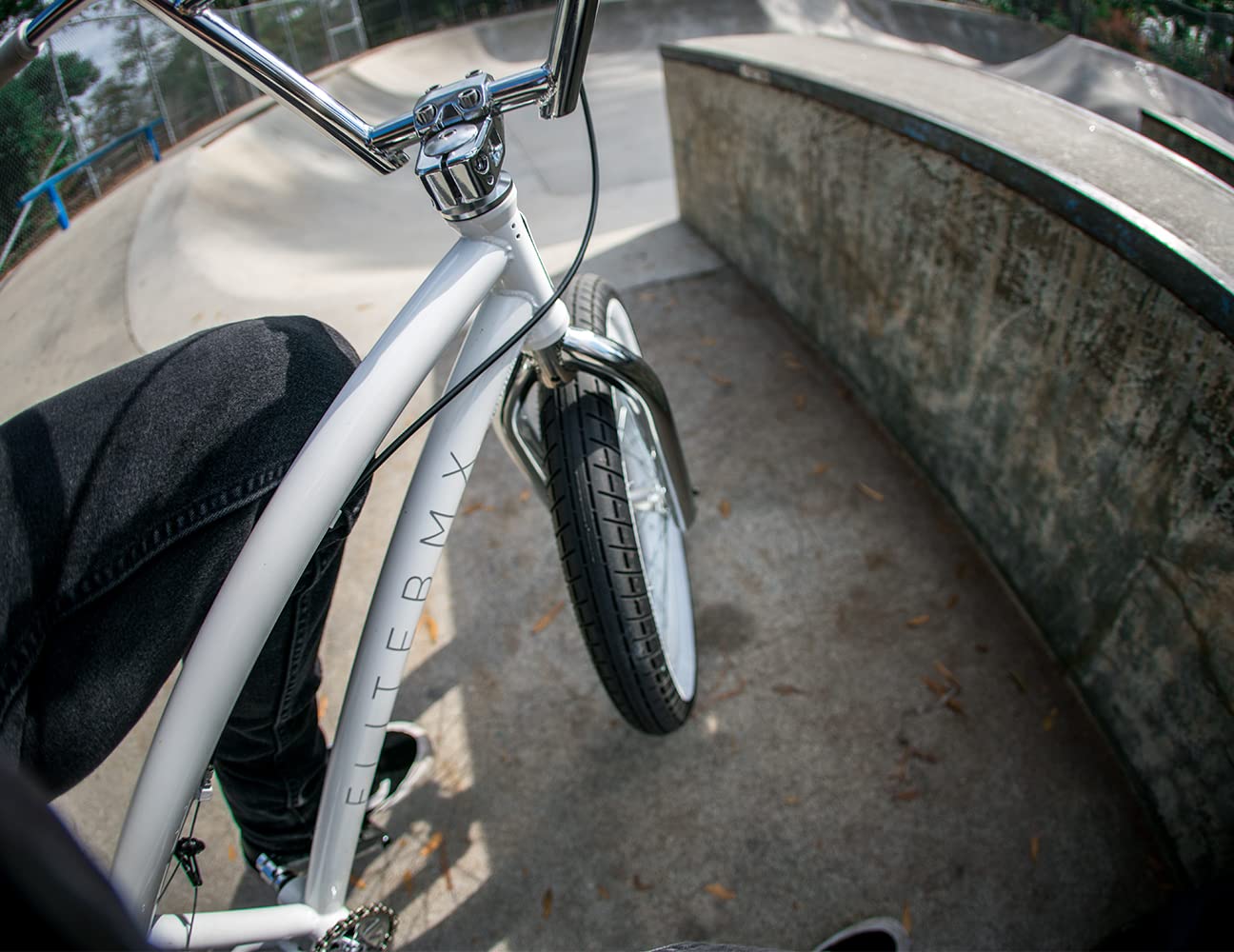 Elite BMX Bicycle 18", 20" & 26" BMX Bike - Freestyle BMX Bike All Models Come with 3 Piece BMX Crankset (20", White)