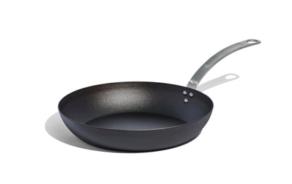 Made In Cookware - Seasoned 12" Carbon Steel Frying Pan - (Like Cast Iron, but Better) - Professional Cookware - Crafted in Sweden - Induction Compatible