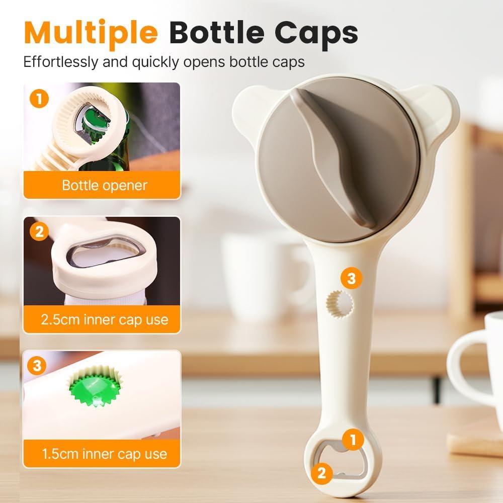 2026 New Multi-Purpose Jar Opener,Adjustable Jar Opener,Multi-Functional Retractable Jar & Bottle Openers,Home Kitchen Helper (1PC)