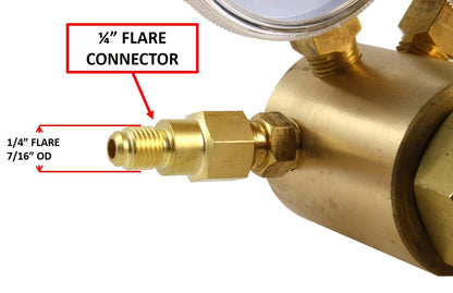 SÜA - Nitrogen/Inert Gas - Single Stage 0-1400 PSI, High Pressure Regulator, CGA-580