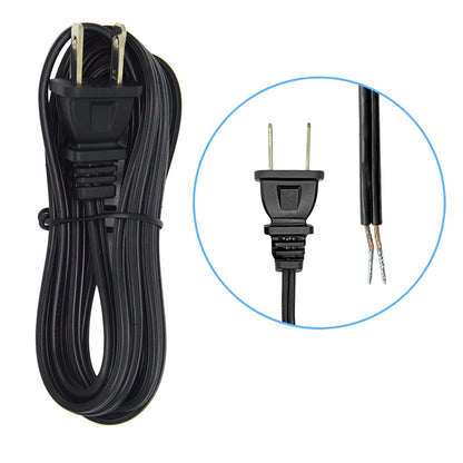 ECUDIS Table Lamp Wiring Kit with 8 Inch Harp, 3-Way Socket 2 Pieces 12" Lamp Pipe, with Instructions for DIY Lamp Design or Repair (Black)