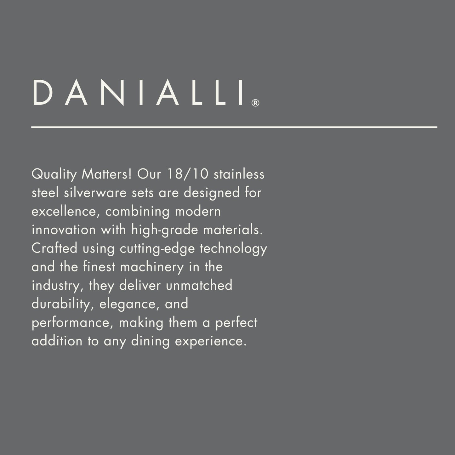 DANIALLI Hammered Silverware Set | Premium 18/10 Stainless Steel Flatware Service for 6 | Heavy-Duty & Dishwasher Safe | Built to Last (30-Piece, Marettimo Hammered)