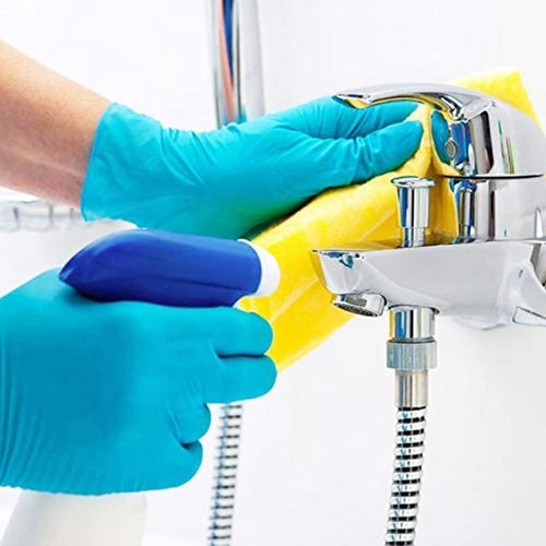 INTCO Basic Nitrile Exam Gloves, Medical Gloves Disposable Latex Free Powder-Free For Exam, Food Prep Cleaning, Small Case of 1000, NGPF7001
