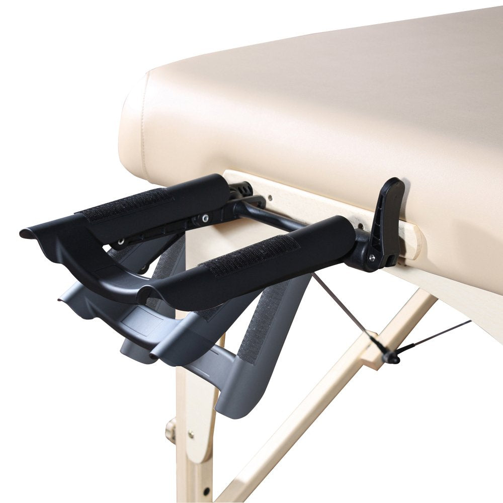 Master Massage 31" Montclair Pro Portable Massage Table Package, Memory Foam Cushioning, Reiki Panels, Shiatsu Cable Release- Tattoo Table, Spa Bed, Facial Bed