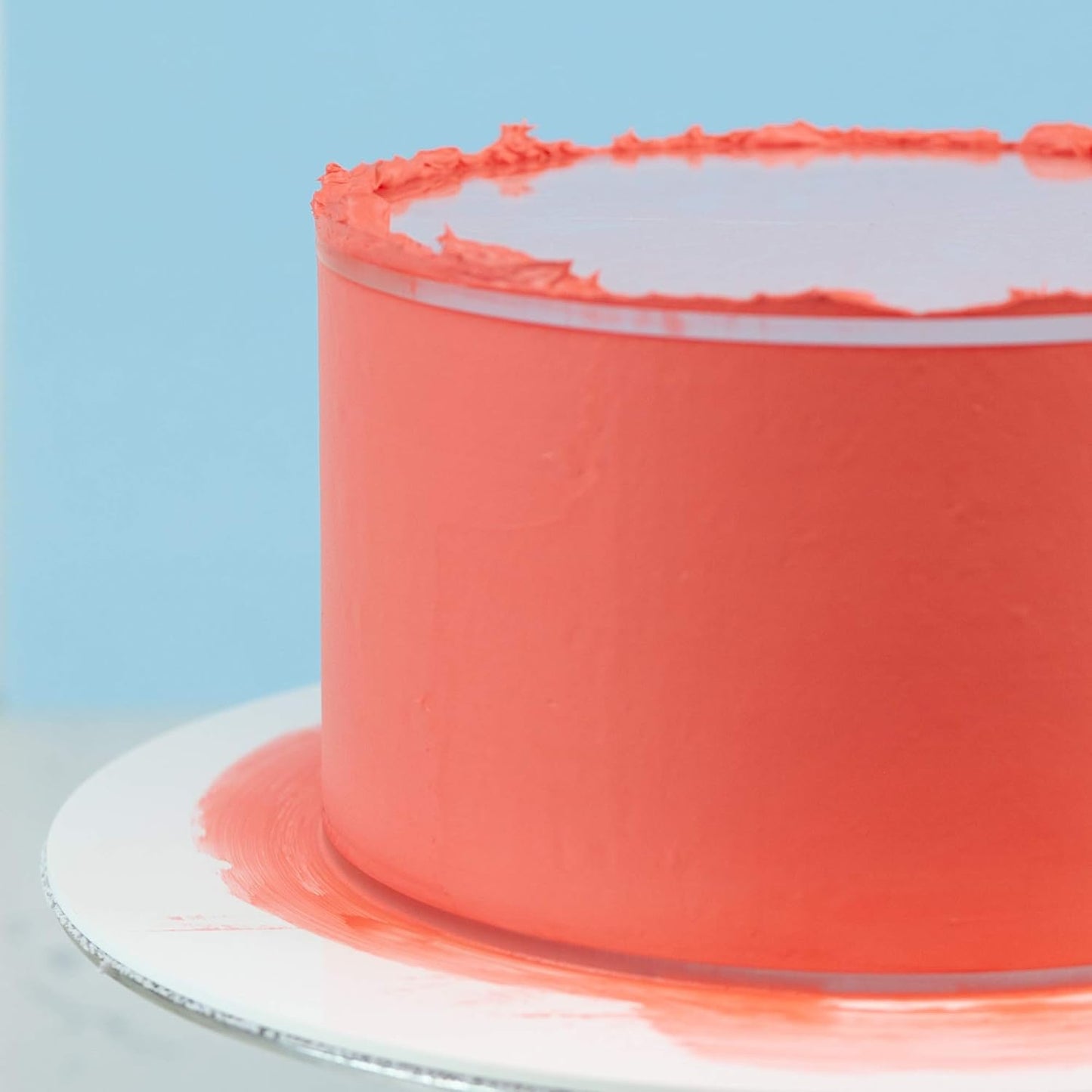 Cake Decorating Acrylic Disk for Buttercream Icing, Set of 2-3/16" Thickness (8.25" Set of 2)