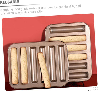 Homoyoyo Biscuit Mold Cake Molds - Cookie Molds for Chocolate Candy, Pastry Baking, and Mini Loaf Cakes