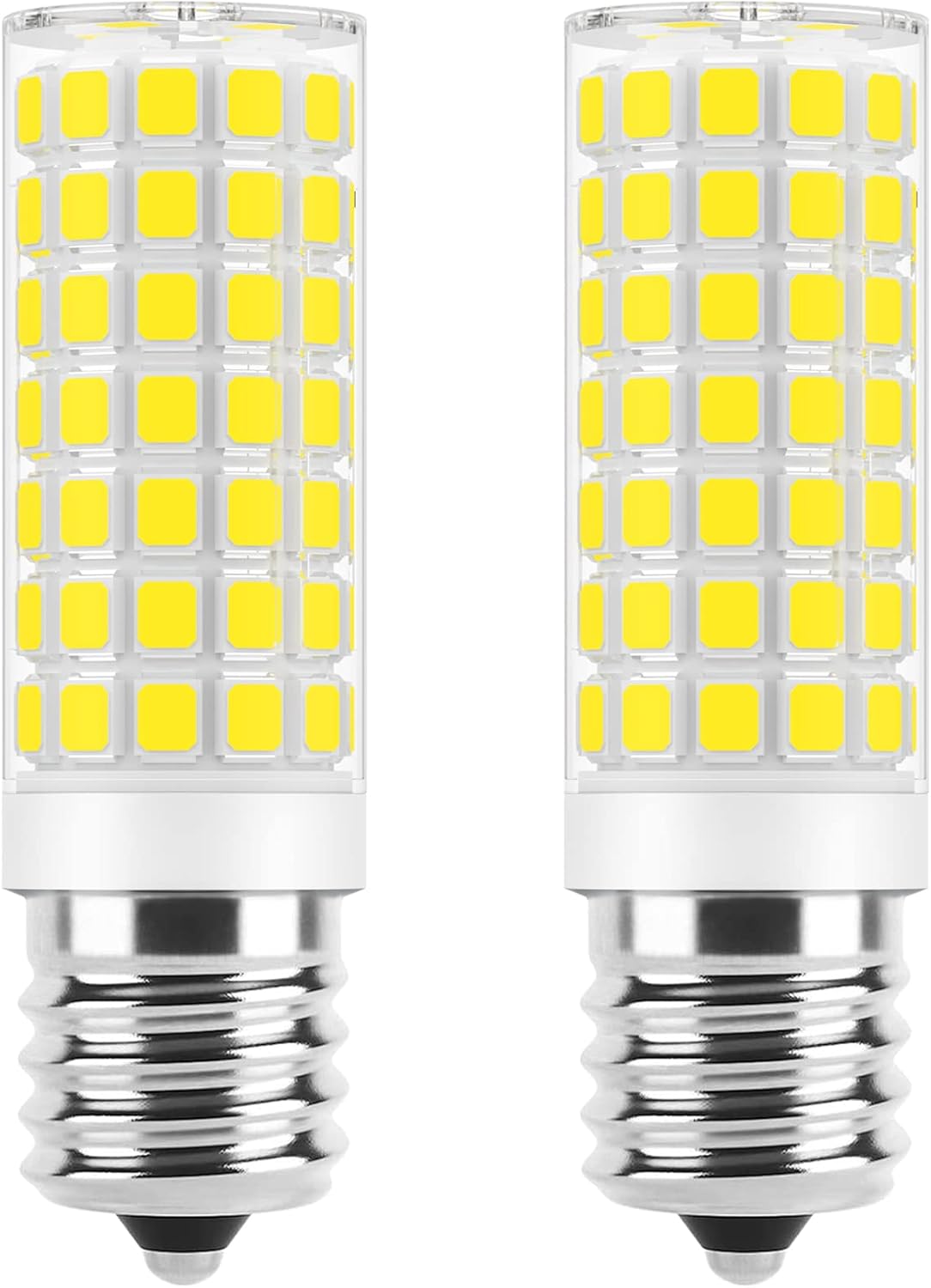 E17 LED Bulb Dimmable, 7W Microwave Oven Bulbs, 120V 60W Equivalent, Natural White 4000K, 2 Pack for Whirlpool Maytag