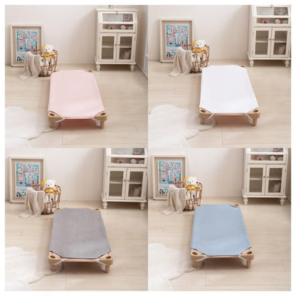 2 Pcs Cot Sheet for Daycare, 23" X 51", Pink Daycare Cot Bedding with Corner Elastic Loops for Child Boys Girls,Soft & Comfortable Brushed Microfiber - Fitted Cot Cover for Preschool Kids Nap Time