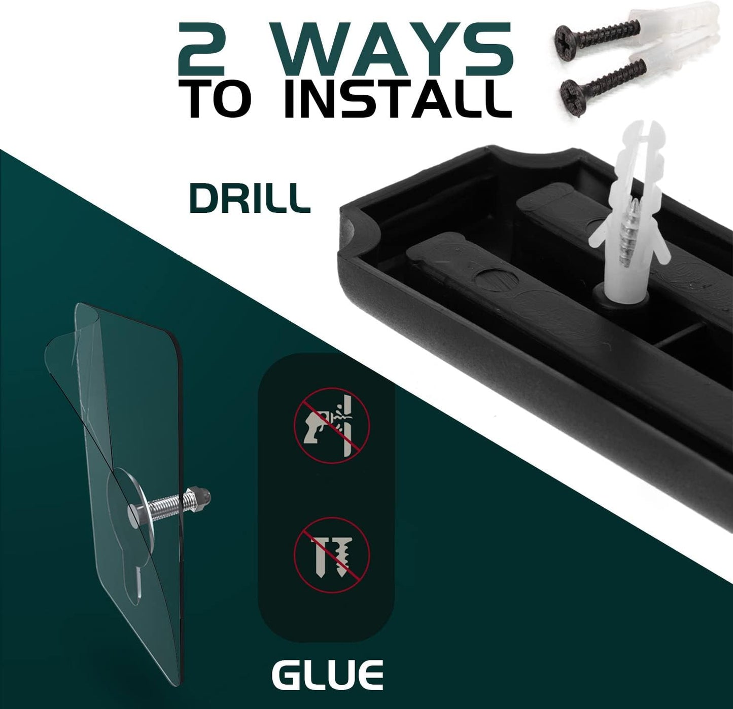 Magnetic Knife Holder for Wall, 15 Inch Knife Magnetic Strip, Space-Saving, Punch-Free Multipurpose Knife Rack