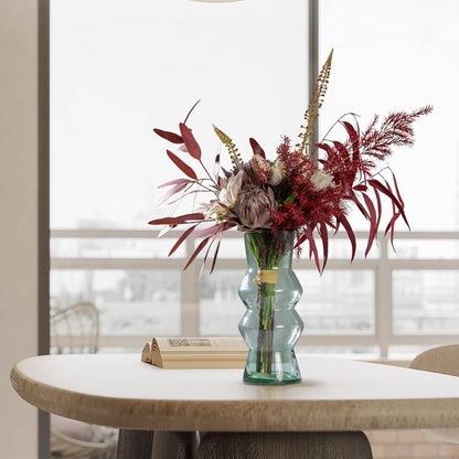 XUNTING Artificial Plants Indoor Modern Light Luxury Simulation Flower Art Set Decorazione Tavolo Da Pranzo Sala Conferenze Fiori Finti Fiori Secchi Decorazione Domestica Per Interni Plants Decor