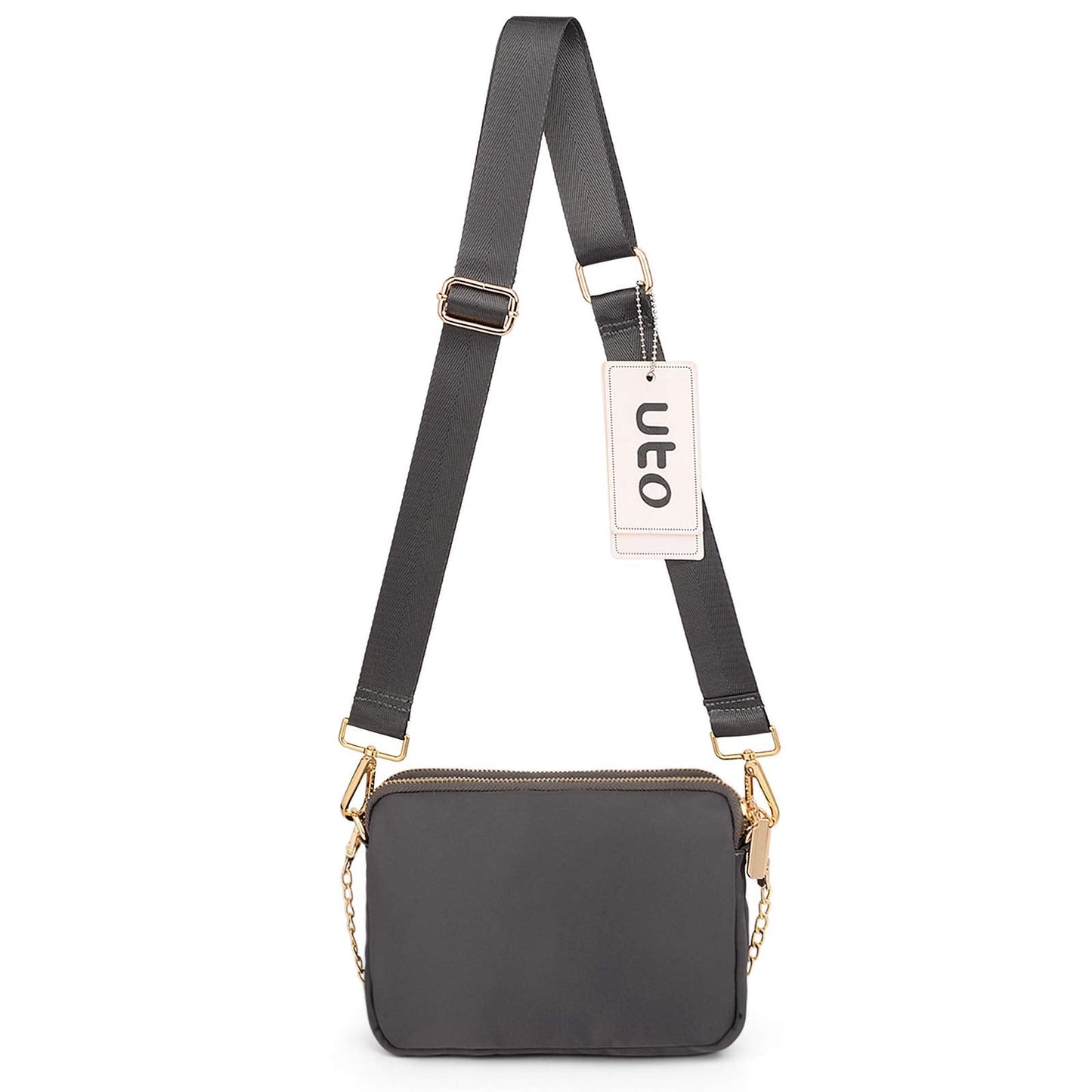 UTO Small Crossbody Bags for Women 3 in 1 Trendy Belt Purse Fashion Designer Mini Cute Sling Fanny Chest Pack