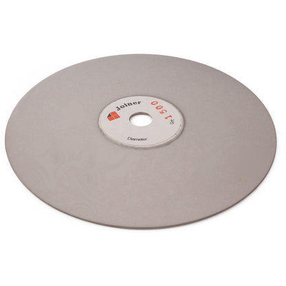 6" inch 150 mm Grit 1500 Diamond Grinding Disc Abrasive Wheel Coated Flat Lap Disk Jewelry Tools for Gemstone Glass Rock Ceramics