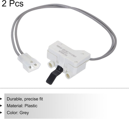 MECCANIXITY 3406108 Dryer Door Switch Replacement - Part AP6008562, PS346705, Pack of 2