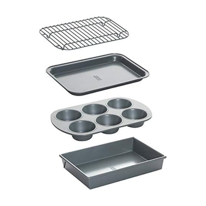 Chicago Metallic Professional 4-Piece Non-Stick Toaster Oven Set