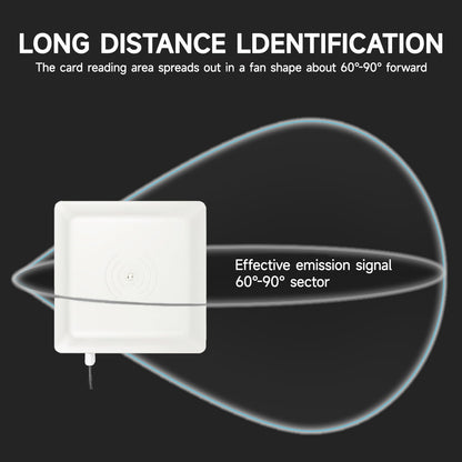 YANZEO SR681 UHF RFID Reader 6m Long Range Outdoor IP67 8dbi Antenna USB RS485 Wiegand26/34 Output UHF Integrated Reader