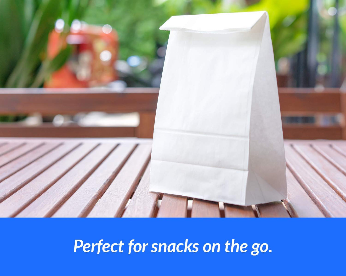Reli. White Paper Bags | 500 Count | Paper Lunch Bags Ideal for Small Lunches and Crafts | Perfect for Sandwiches and Snacks