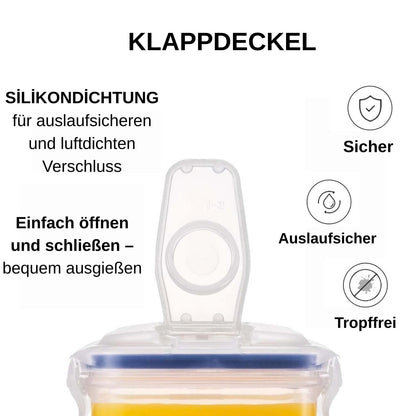 LocknLock Aqua Fridge Door Water Jug | Clear Pitcher | BPA Free Plastic Pitcher with Lid | 2 Quart Pitcher with Lid for Water, Juice, Tea & More Beverages, Clear