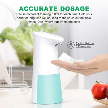 Foaming Soap Dispenser, Automatic Touchless Hand Soap Dispenser, 250ML for Bathroom, Kitchen