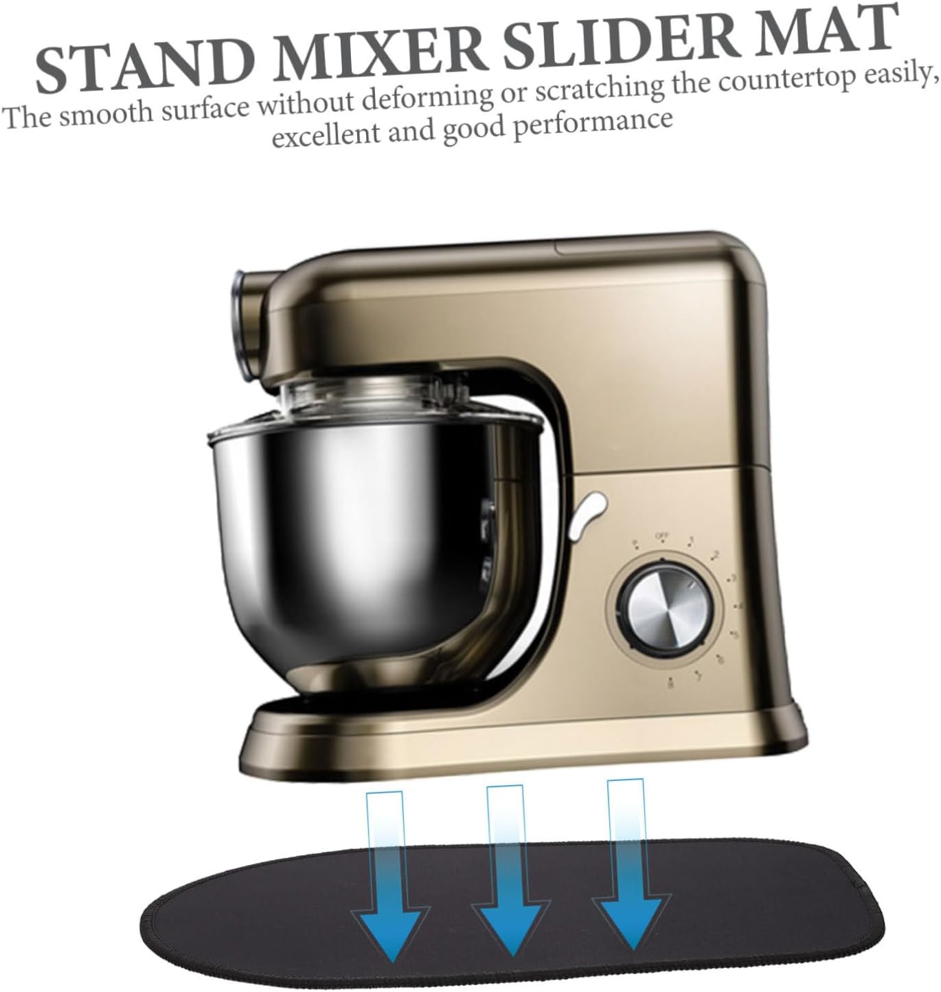 Zerodeko Non-slip Mat, Mixer Slider Mat for Stand Mixer, Countertop Appliance Slider for Blenders
