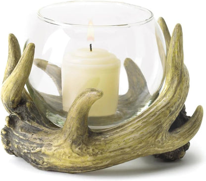 Rustic Antler Candleholder, Pack of 1 EA