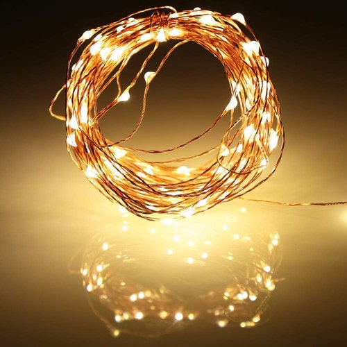 Ariceleo LED Fairy Lights - Warm White 16ft Bundle with Basic & Upgraded Features