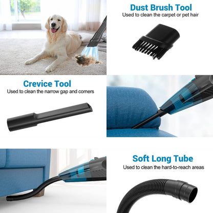 Handheld Vacuum Cleaner, High Suction Power 13000PA Cordless for Cars, Homes, Pets, and Small Spaces