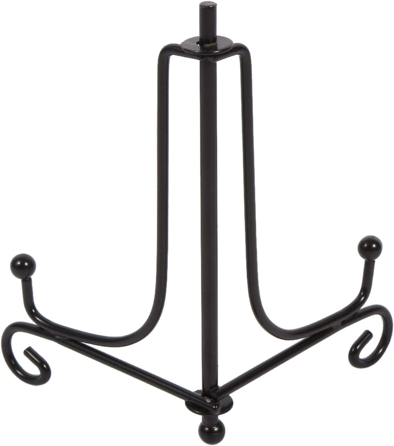 EBTOOLS Iron Display Stand, 4 Inch Iron Easel for Display, Picture Frame Holder, Decorative Plate Stands