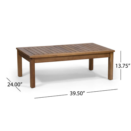 Christopher Knight Home Laurel Modern Outdoor Loveseat Set, Teak and Gray