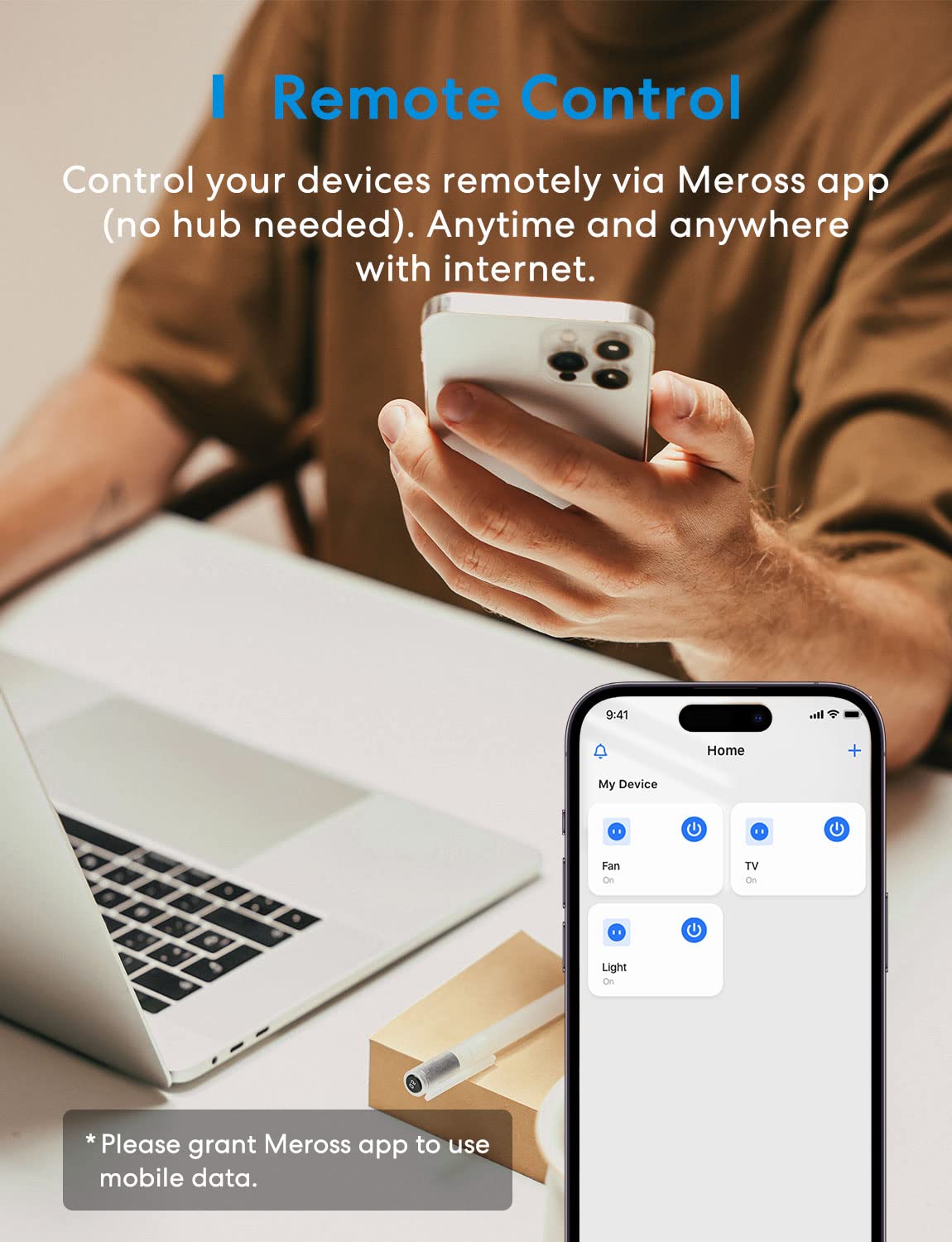 Meross Smart Plug Mini Support Apple HomeKit, Siri, Alexa, App Control, Timer, 15A & Reliable WiFi Outlet, No Hub Needed, 2.4G WiFi Only, 4 Pack