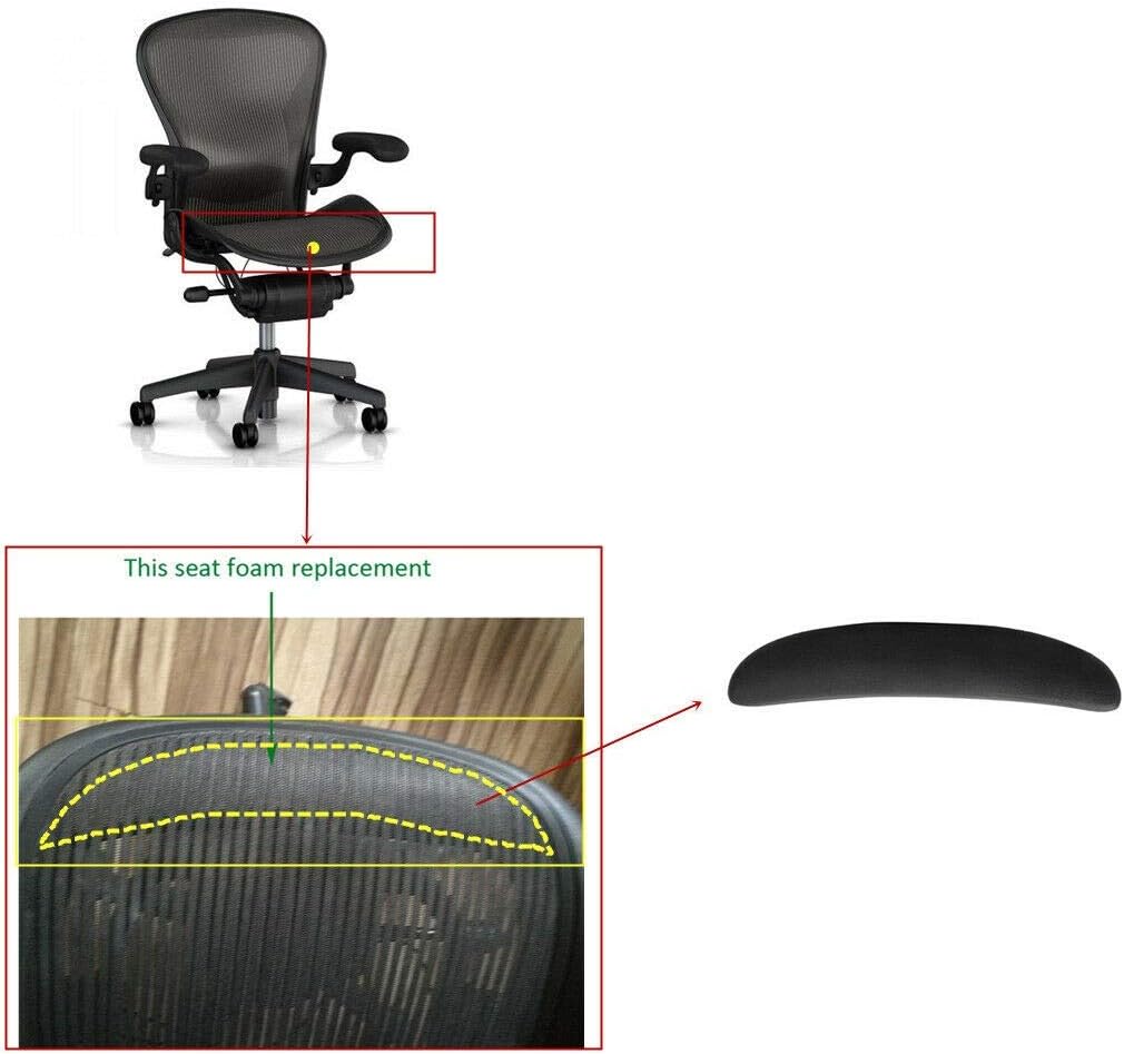 Herman Miller Classic Aeron Office Chair Replacement Seat Foam, Fits Large Size C