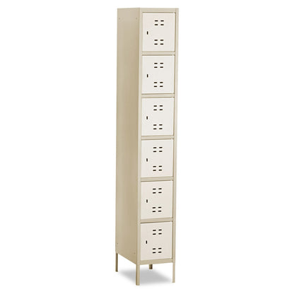 Safco Products 5524TN Six Tier Box Locker, Tan
