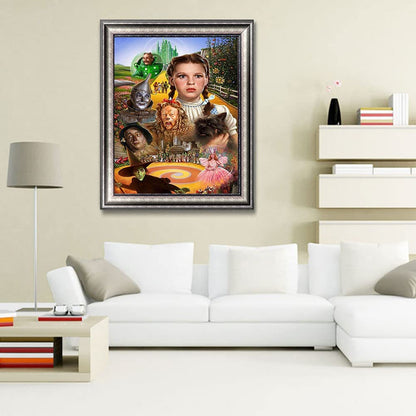 DIYPAINTING DIY 5D Diamond Painting by Number Kits for Adults and Kids Wizard of Oz 16x20 Painting Cross Stitch