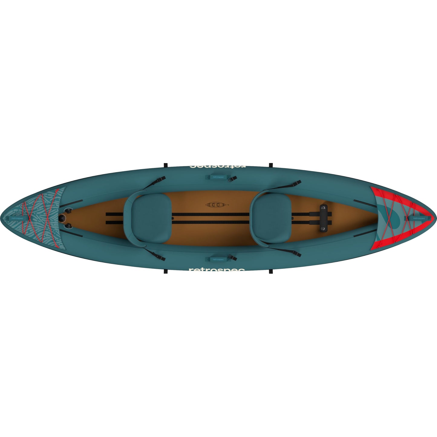 Retrospec Coaster Single & Tandem Inflatable Kayak for Adults - Blow Up Kayak, 220 & 440lb Capacity, Portable Lightweight Kayak with Paddle, Pump & Carry Bag