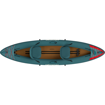 Retrospec Coaster Single & Tandem Inflatable Kayak for Adults - Blow Up Kayak, 220 & 440lb Capacity, Portable Lightweight Kayak with Paddle, Pump & Carry Bag