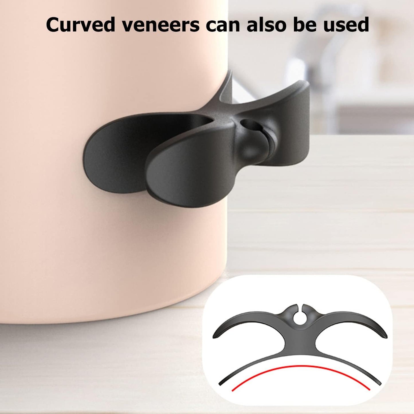Nearockle Cord Organizer for Kitchen Appliances - Adhesive Cord Holder for Storage, Stick on Mixer, Blender, Coffee