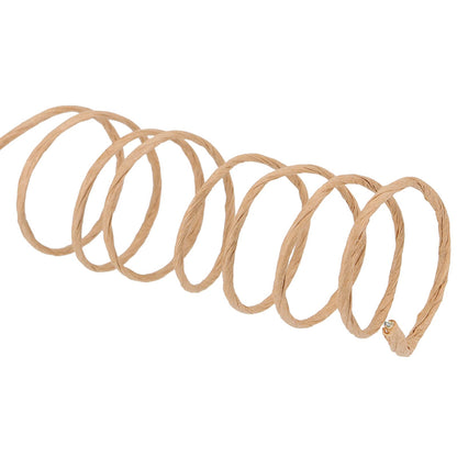 MOUYAT 4 Rolls Total 656 Feet 21 Gauge 2mm Natural Floral Bind Wire Wrap Twine, Paper Covered Rustic Vine Wrapping Wire for Craft, Flower Bouquets Crown, Christmas Wreaths, Wedding, Weaving