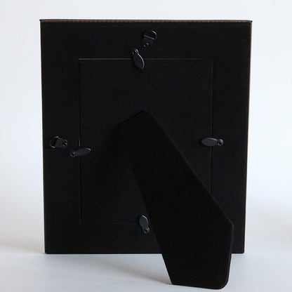 BELLA BUSTA- 2 Years of Marriage, Engraved Leather Picture Frame, Second Anniversary Gift (5 x 7 Vertical)