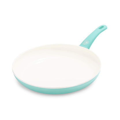 GreenLife 11" Griddle Pan + 12" Frying Pan Bundle | Healthy Ceramic Nonstick Cookware | PFAS-Free