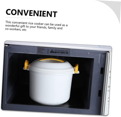 Rice Cooker Microwave Pasta Pot, Office Lunch Container, Bento Rice Microwave Egg Cooker, Plastic Simple