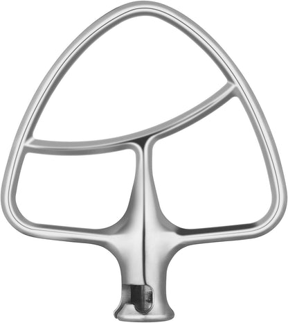 Gvode Stainless Steel Flex Edge Beater for KitchenAid Mixer, Paddle Attachment for 4.5-5 Quart Tilt-Head Bowls
