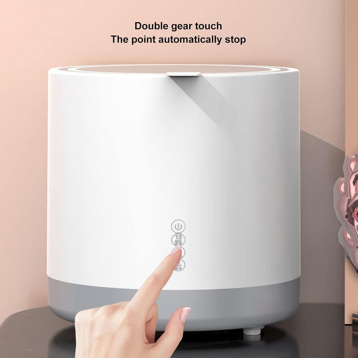 Portable 2 in 1 Mini Washing Machine, 6L Washer and Spin Dryer with Drain Basket for Apartment RV (US Plug)