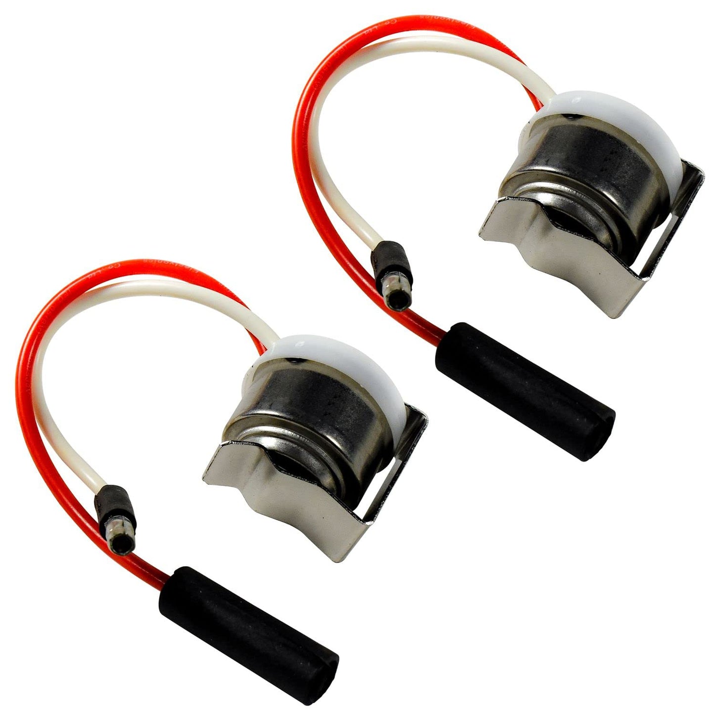 HQRP 2-Pack Defrost Thermostats Replacement for Frigidaire 5303917625 AP2592599