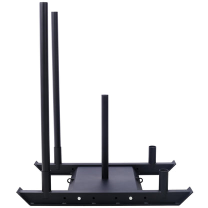 Amacv Weight Training Pull Sled, Fitness Strength Speed Training Sled, Steel Power Sled Workout Equipment for Athletic Exercise and Speed Improvement