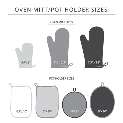 KitchenAid Beacon Two-Tone Non-Slip Oven Mitt Set, Pistachio/Graphite Green, 5.75"x13", 2 Piece