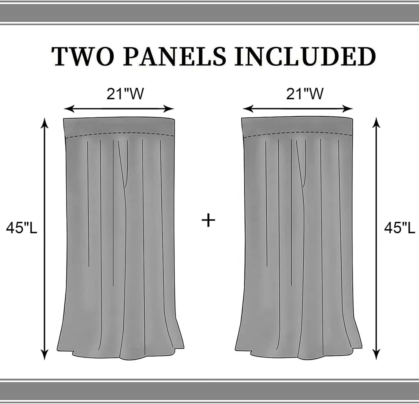 TKUYO 42"x45" Inch Witchy Curtains, Fantasy Magical Vintage Bookshelf Mysterious Bookcase Gothic Skull Spooky Gothe