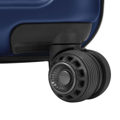 Traveler's Choice Art of Travel Hardside Expandable Luggage with Spinner Wheels, Navy